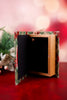 Linen Christmas Book Ornaments (Three Styles)