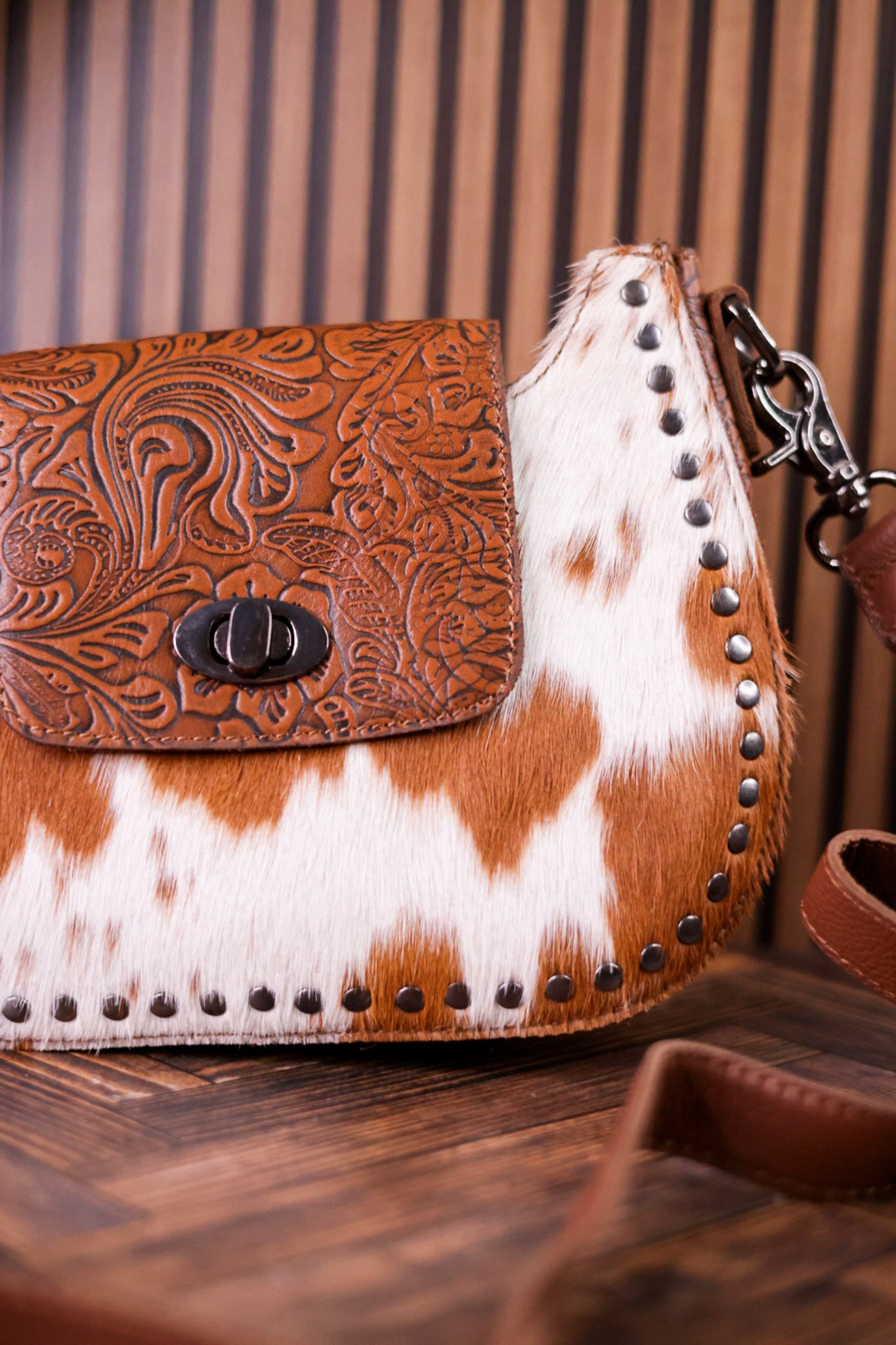 Highland Ridge Leather & Hairon Hide Bag