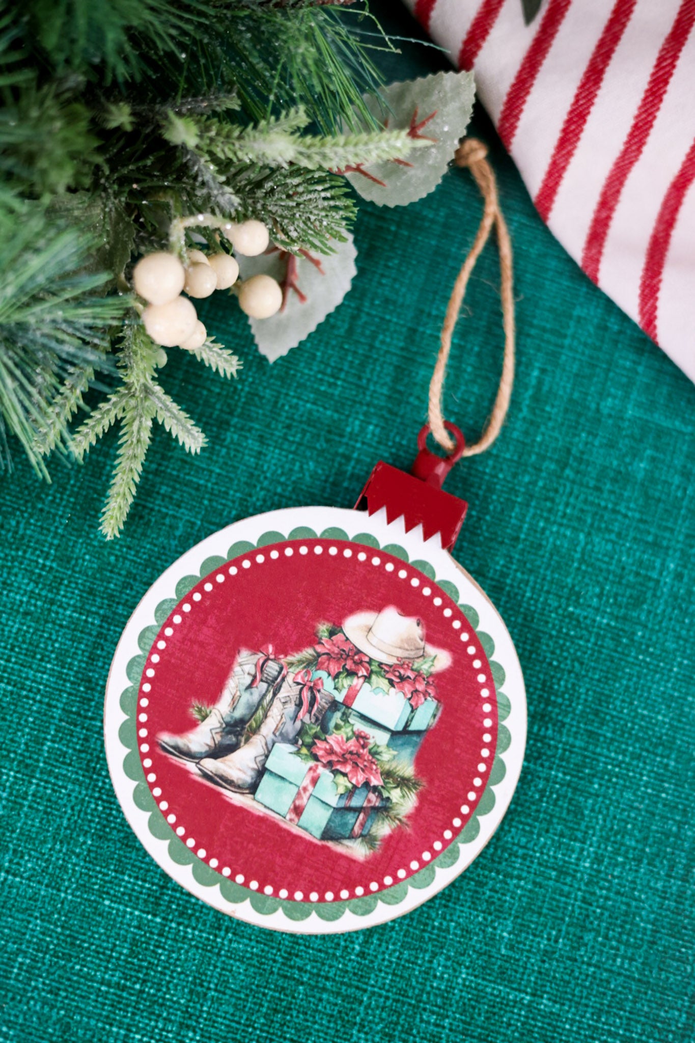 Wooden Christmas Ornaments (Four Styles)