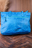 Prism Market Tote In Aqua Blue