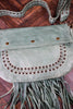 Mianda Green Fringe Shoulder Bag