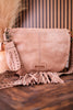 Mianda Fringe Shoulder Bag In Sand