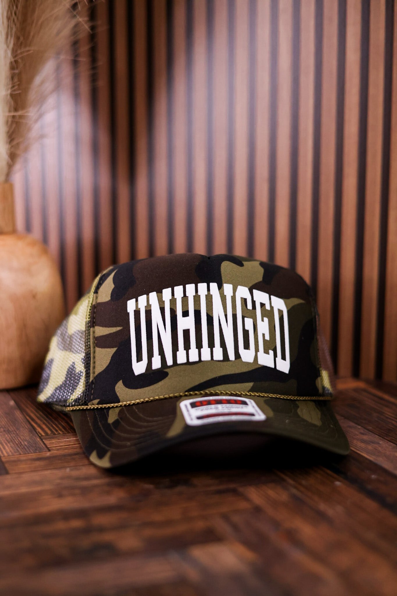 Unhinged Camo Snapback Trucker Hat