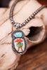God Bless Cowgirls Western Pendant Beaded Necklace