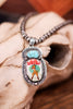 God Bless Cowgirls Western Pendant Beaded Necklace