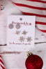 Set Of 3 Silver Snowflake Earrings