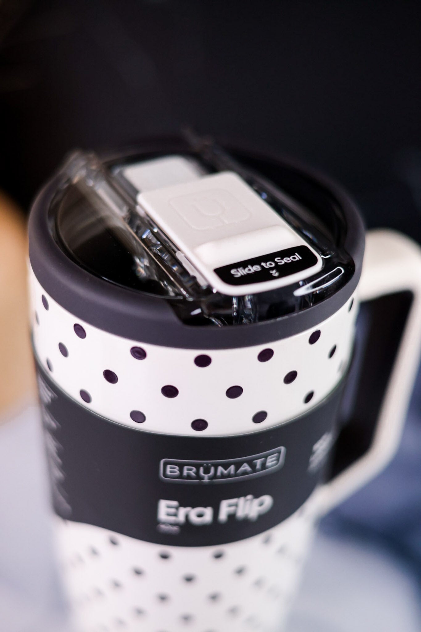 Brumate Polka Pearl 40oz Era Flip Tumbler