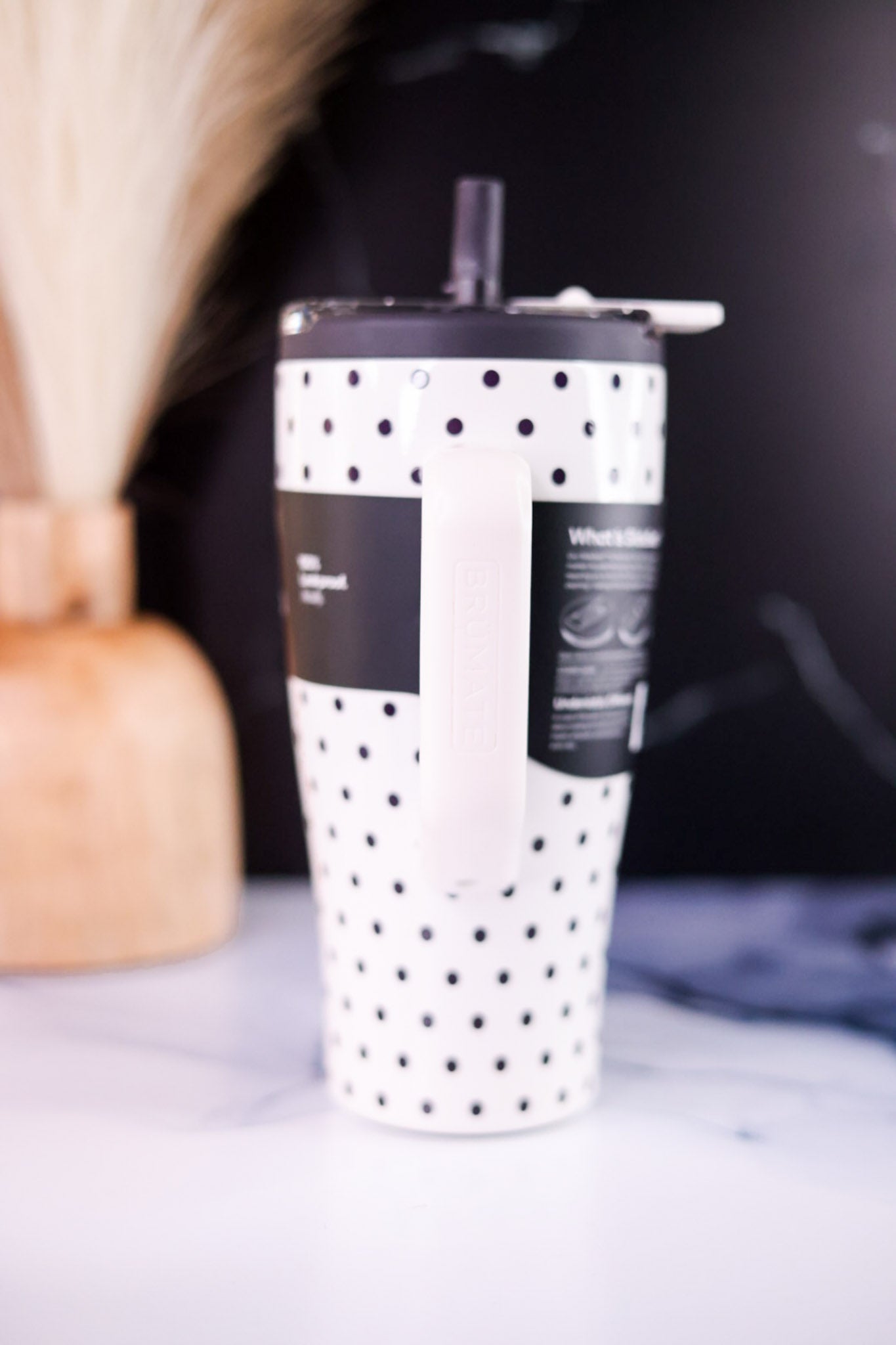 Brumate Polka Pearl 30oz Era Flip Tumbler