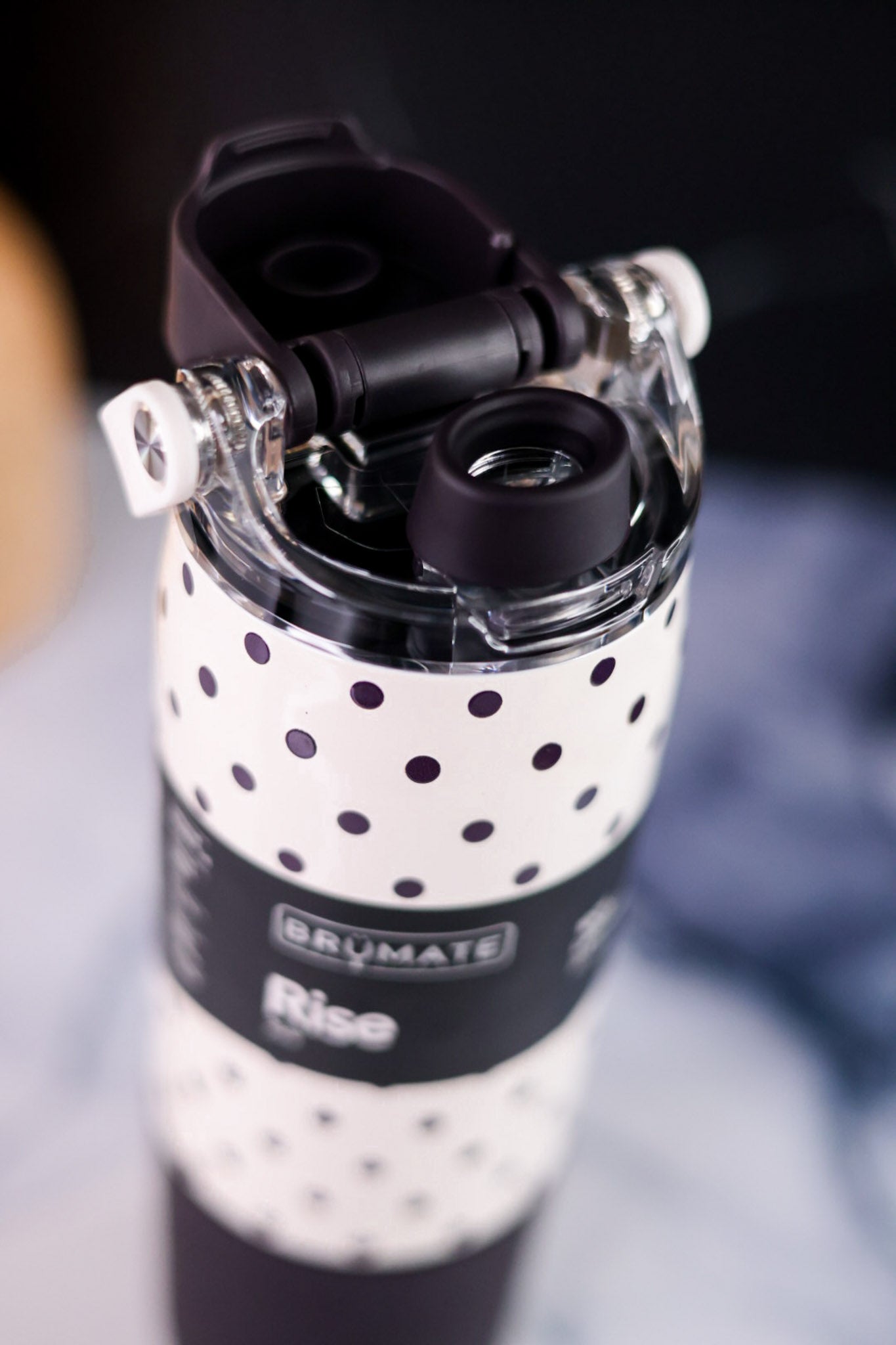 Brumate Polka Pearl 25oz Rise Tumbler