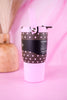 Brumate Mocha Dot 20oz Resa Flip Tumbler