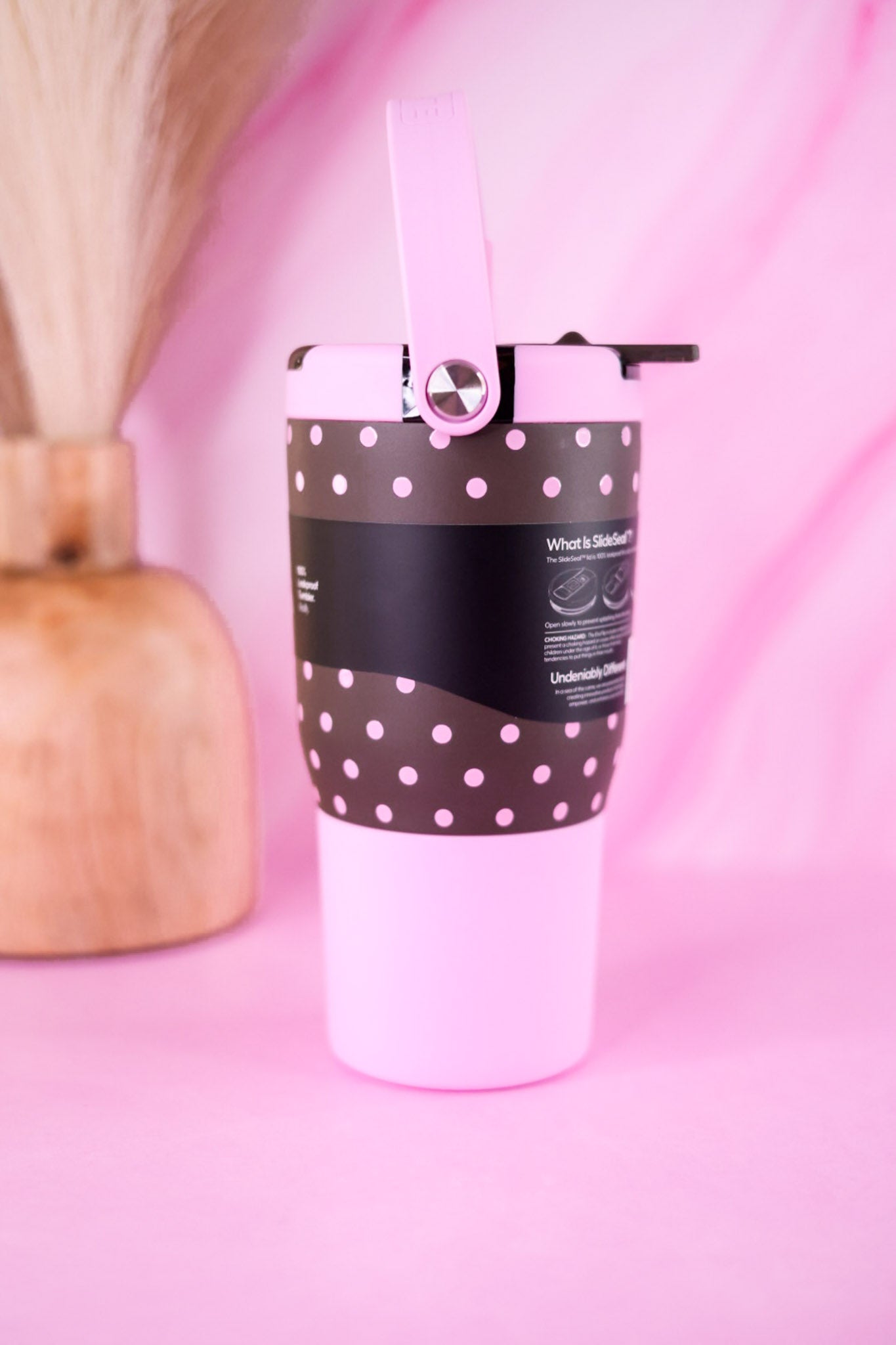 Brumate Mocha Dot 20oz Resa Flip Tumbler