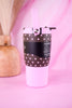 Brumate Mocha Dot 20oz Resa Flip Tumbler