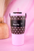 Brumate Mocha Dot 20oz Resa Flip Tumbler