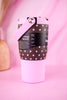 Brumate Mocha Dot 20oz Resa Flip Tumbler