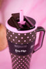 Brumate Mocha Dot 30oz Era Flip Tumbler