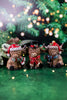 Christmas Highland Cow Tabletop Resin Decorations (3 Styles)