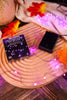 Battery Operated 25L Purple Fairy LED Black Wire Light Set