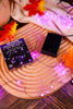Battery Operated 25L Purple Fairy LED Black Wire Light Set