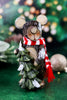 Resin Wood Bark Finish Bear Tabletop Christmas Decor (2 Styles)