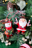 Western Christmas Santa & Frosty Resin Ornaments (2 Styles)