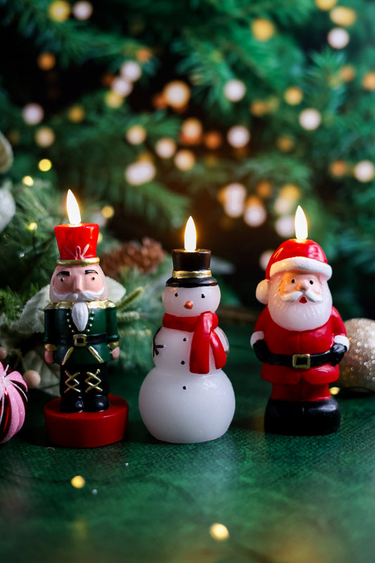 Christmas Character Flameless Candles (3 Styles)