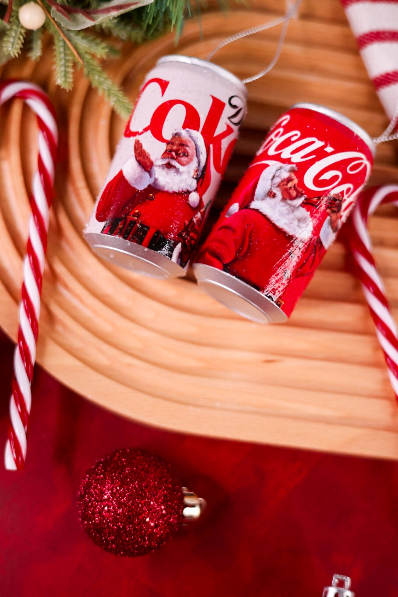 Licensed Coca-Cola & Diet Coke Can Christmas Ornaments (Two Styles)