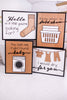 Wood Framed Laundry Box Sign (4 Styles)