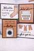 Wood Framed Laundry Box Sign (4 Styles)