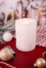 Gray & Snowflakes LED Water Fountain Candle