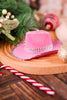 Glitter & Rhinestone Cowgirl Hat Ornaments (Two Colors)