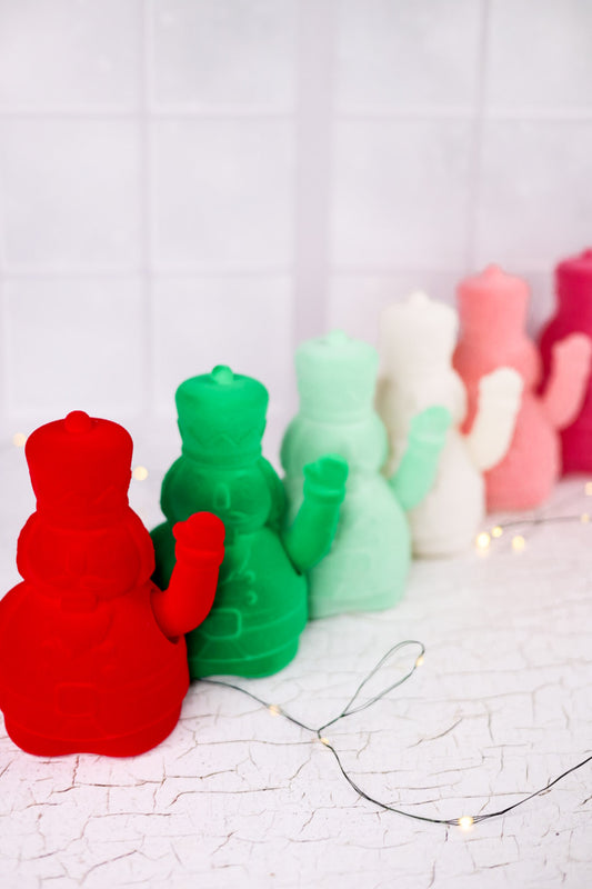 Flocked Waving Nutcracker Table Top Decor (6 Colors)