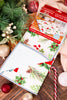 Winter Blue Cardinal Kitchen Counter Drying Mat