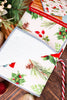 Winter Blue Cardinal Kitchen Counter Drying Mat