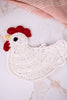 Crocheted Chicken Trivet