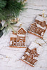 Resin Gingerbread House Ornaments (3 Styles)