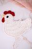 Crocheted Chicken Trivet