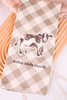 Moo-dy Canvas Patch Hand Towel