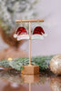 Glittering Santa Hat Earrings