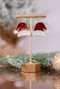 Glittering Santa Hat Earrings