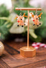 Beaded Rudolph Earrings