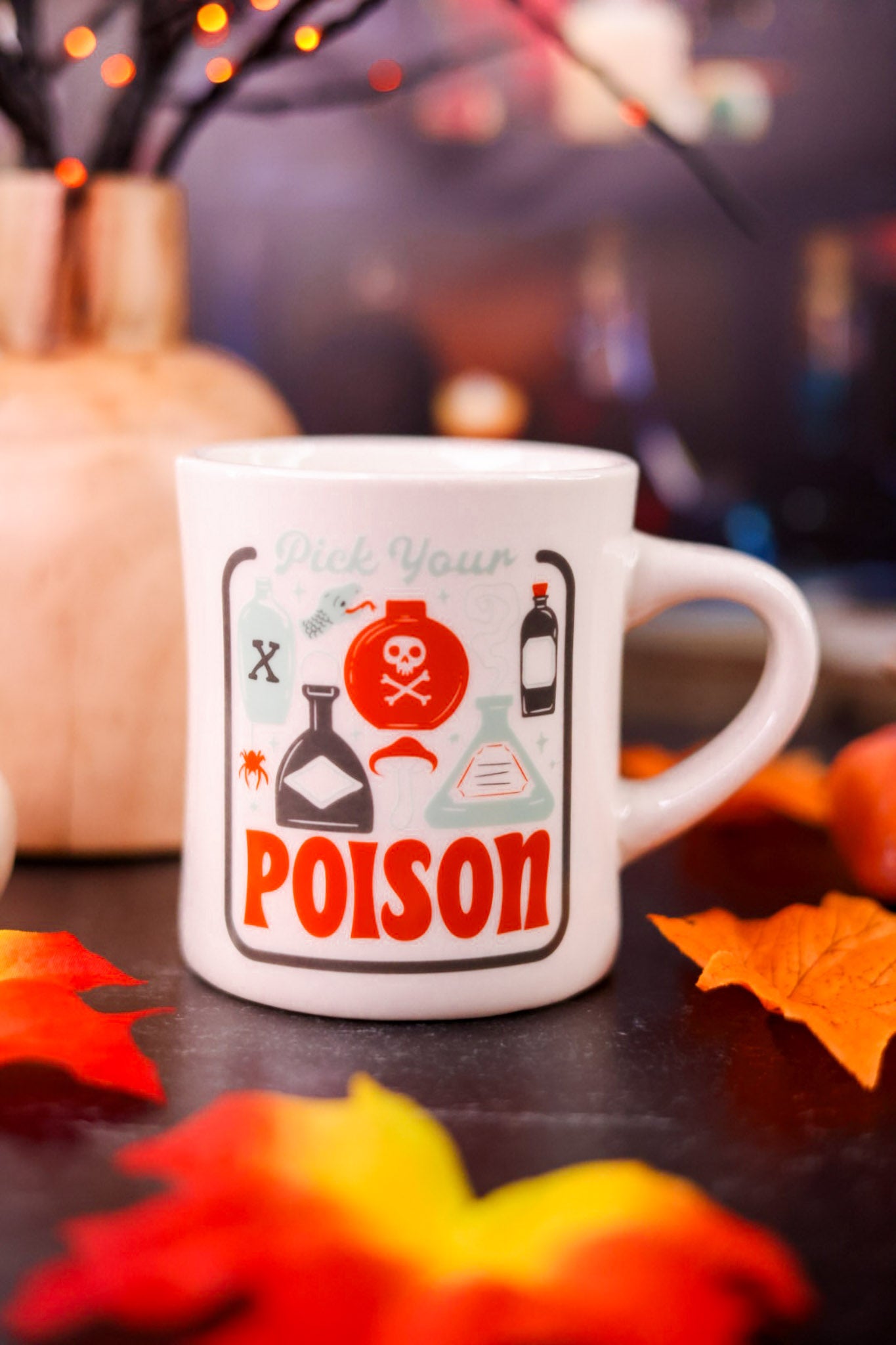 Pick Your Poison Halloween Coffee Mug