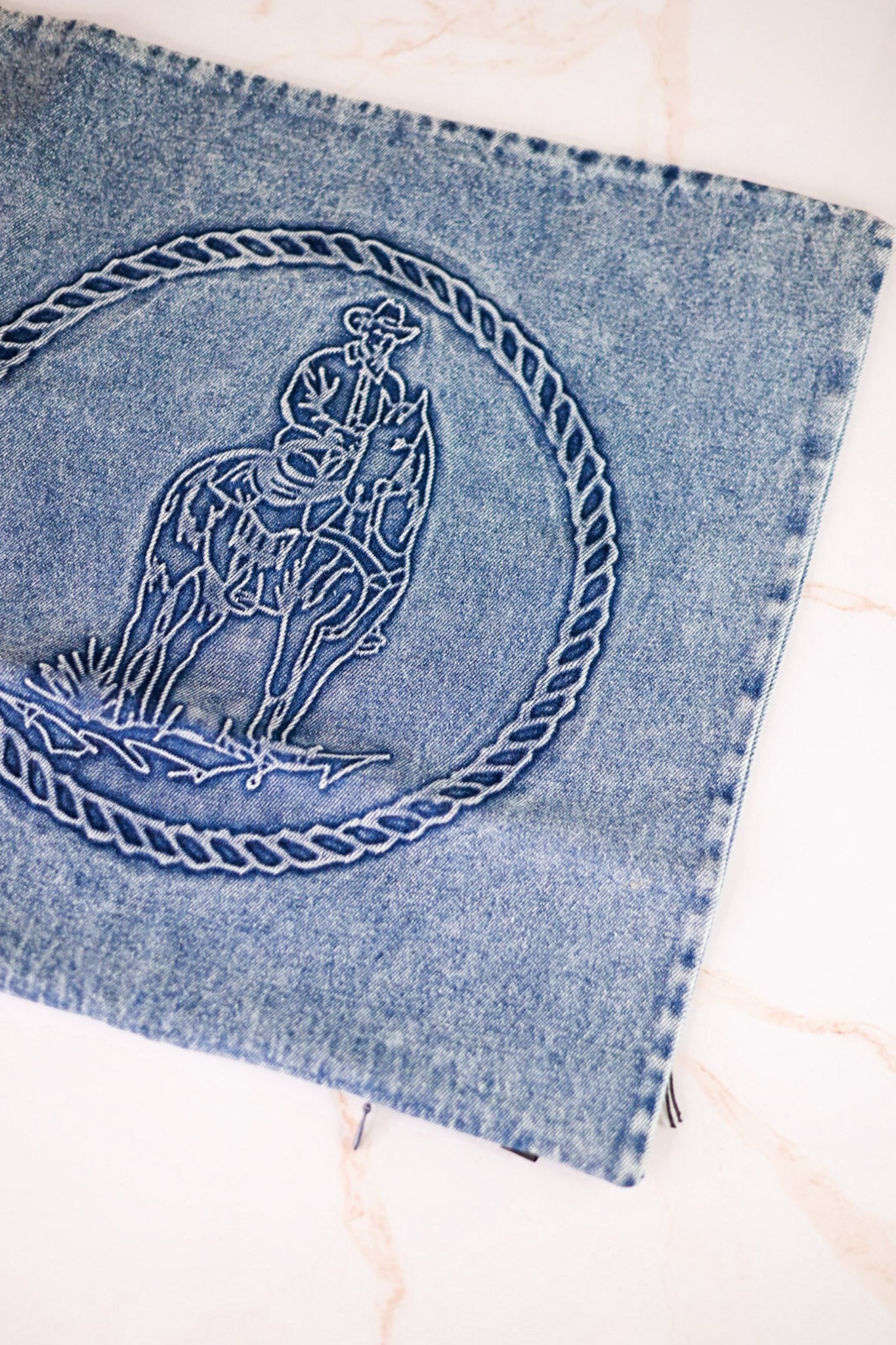 The Denim Boss Pillow Cover