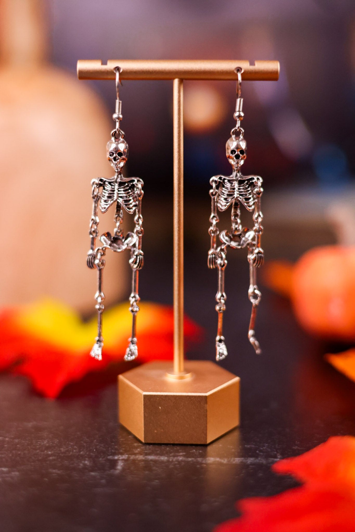 Skeleton Dangling Earrings