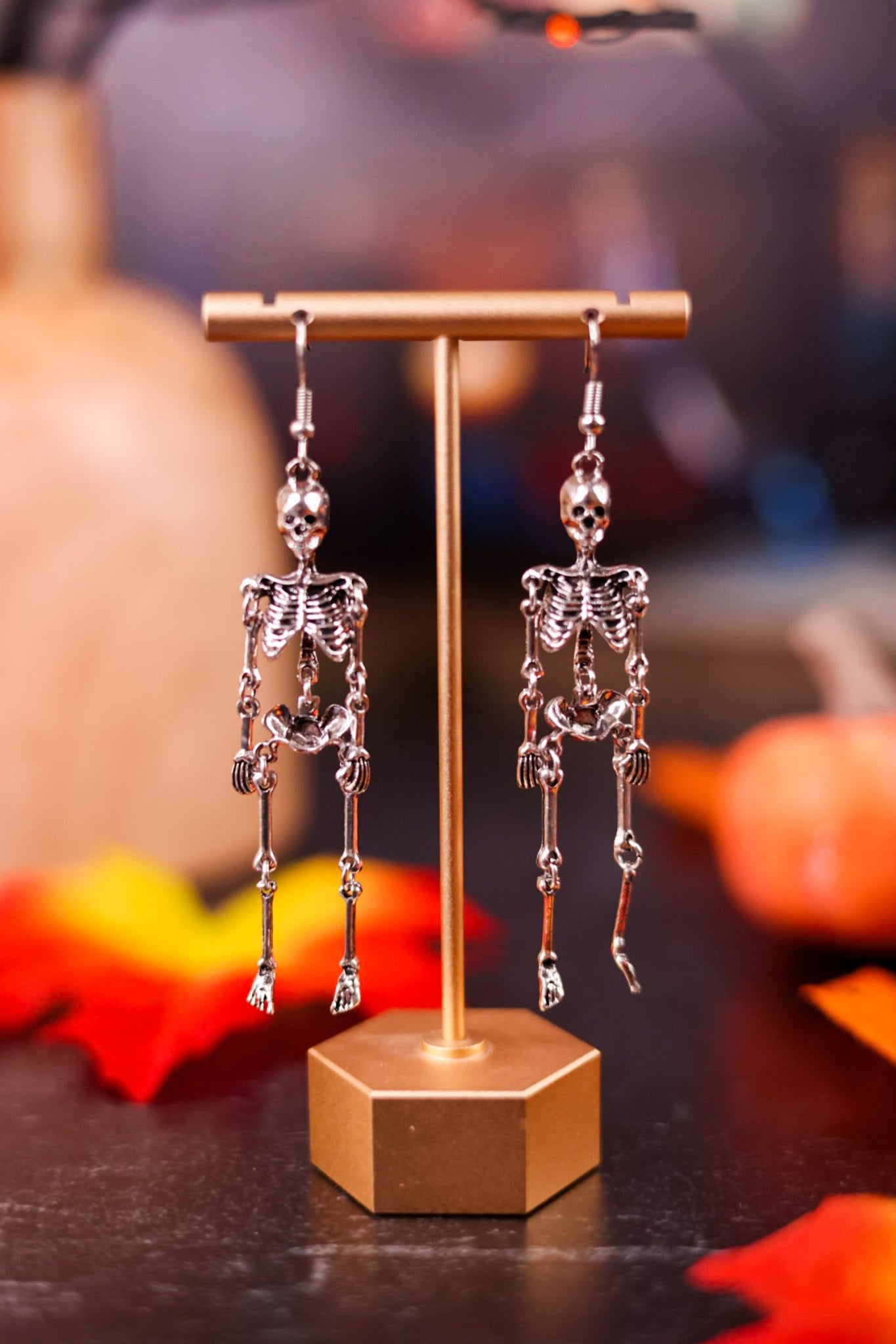 Skeleton Dangling Earrings