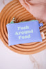 Blue "Fuck Around Fund" Coin Pouch
