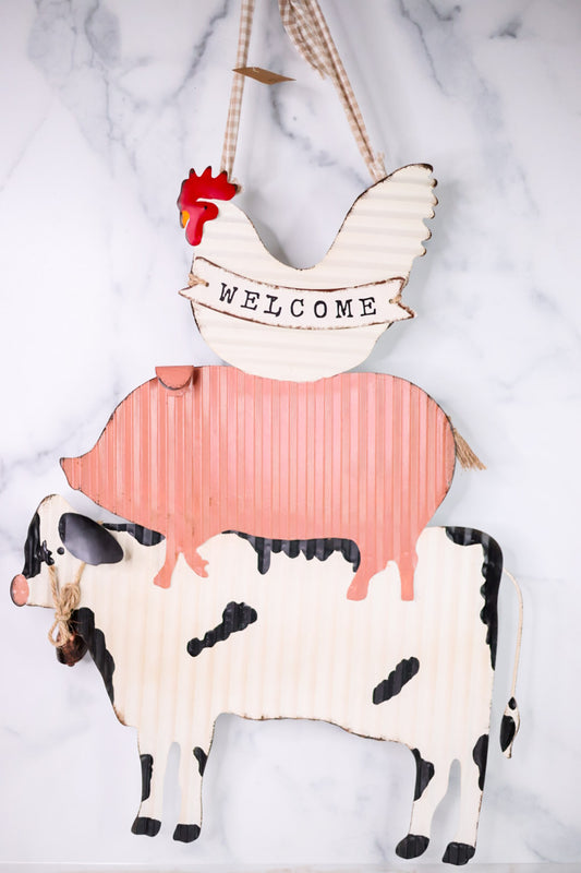 Farm Animal Door Hanger