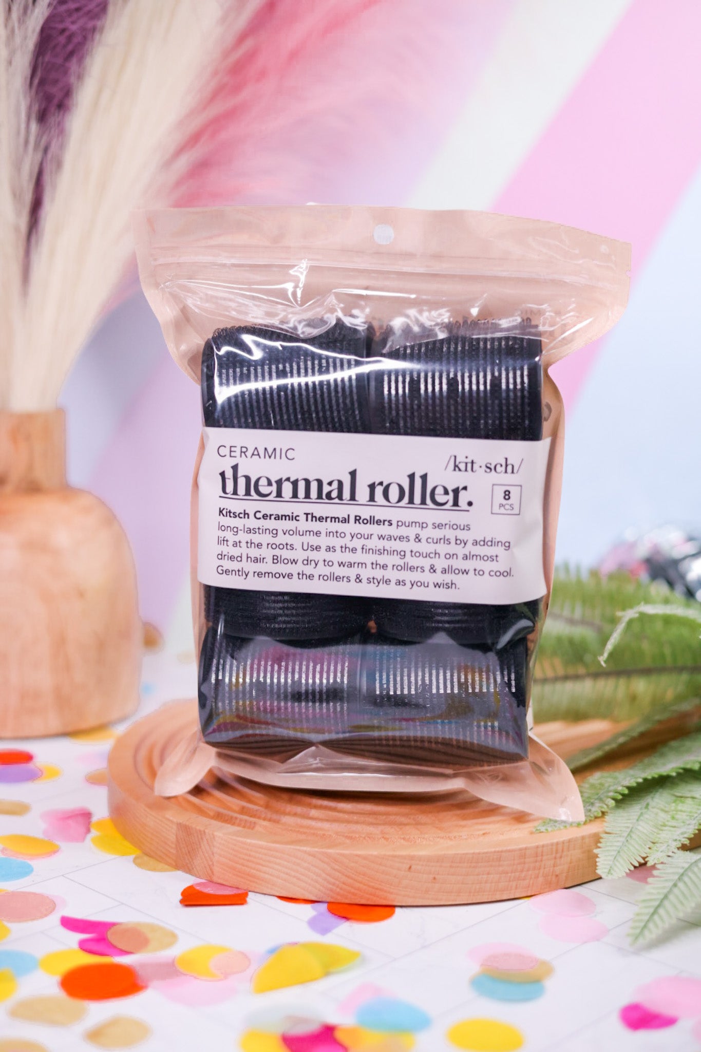 Ceramic Hair Roller 8pc Variety Pack