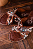 Very G Brown Jungle Sandals