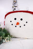 Snowman With Ear Warmer Decorative Pillow