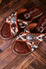 Very G Brown Jungle Sandals